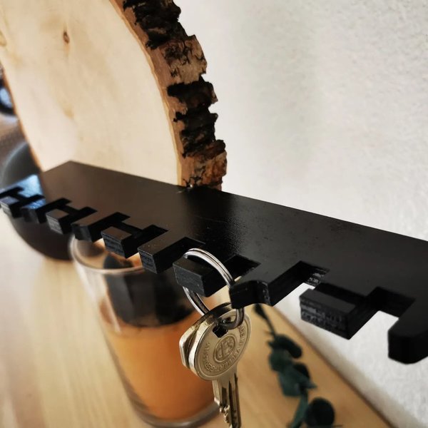 Schlüsselbrett Schlüsselboard 30cm Baumscheibe